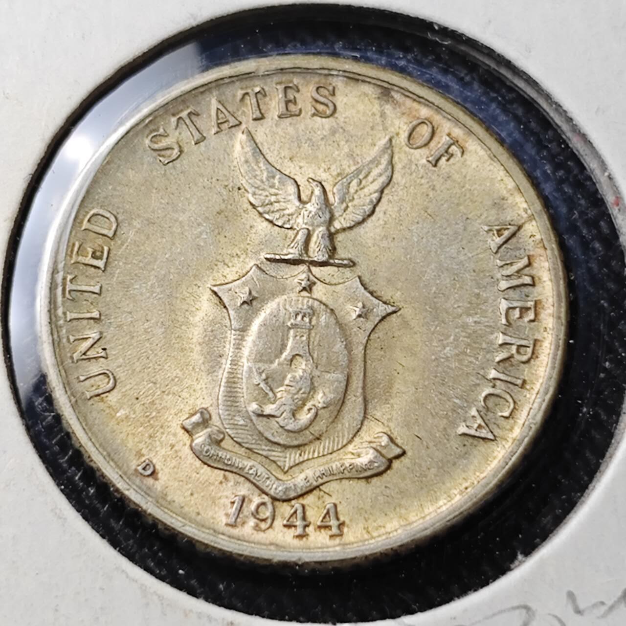 KK钱币收藏小铺  （套币 批量/好品散币 银币）专场  2月预留时间 周末发货  1944美属菲律宾20分银币