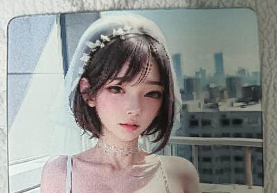 花开卡拍第43期（10月19号周日截拍，品控勿拍!!!拍品不寄存，运费5元，自制卡难免瑕疵，可能存在轻微撞角爆边等出厂瑕疵，品控介意勿拍！） - 茉莉卡牌 韩风婚纱光栅卡