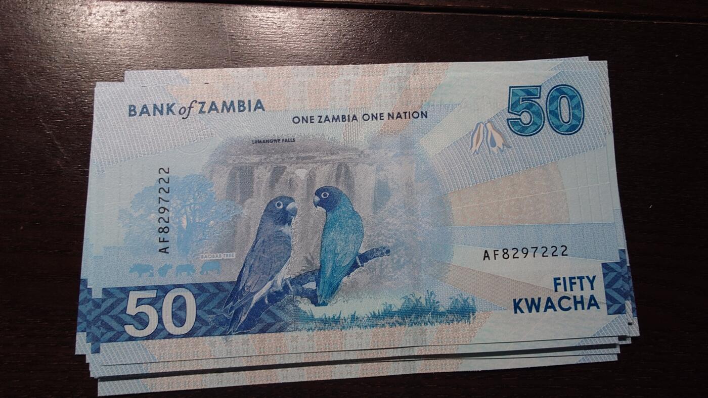 世界钱币～微拍第209期暨2025年第49期  新货（卖剩）专场 2025年赞比亚50元 全新绝品无4豹子号8297222