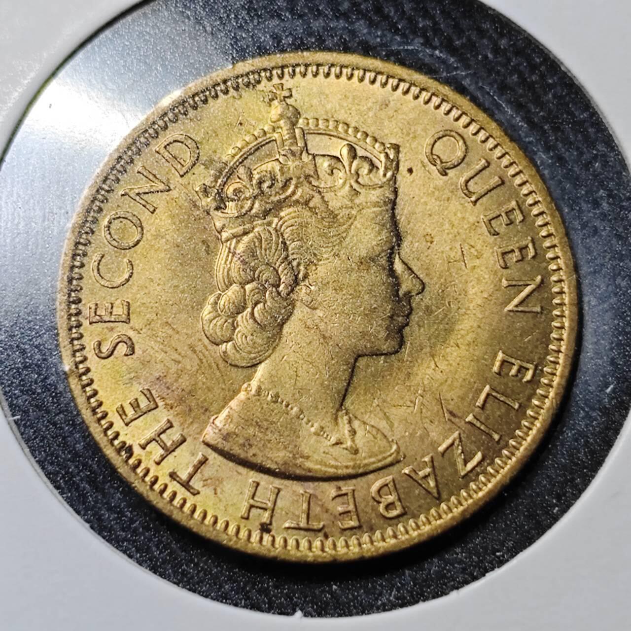 KK钱币收藏小铺  （套币 批量/好品散币 银币）专场  2月预留时间 周末发货  1965英属牙买加半便士铜币 好品