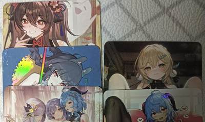 花开卡拍第43期（10月19号周日截拍，品控勿拍!!!拍品不寄存，运费5元，自制卡难免瑕疵，可能存在轻微撞角爆边等出厂瑕疵，品控介意勿拍！） - 绘天阁 单卡5张 彩闪