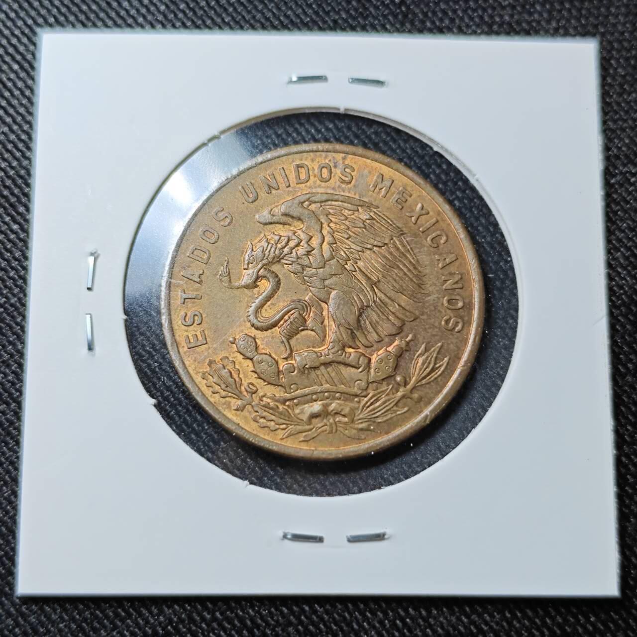 KK钱币收藏小铺  （套币 批量/好品散币 银币）专场  2月预留时间 周末发货  1960墨西哥20分铜币 好品