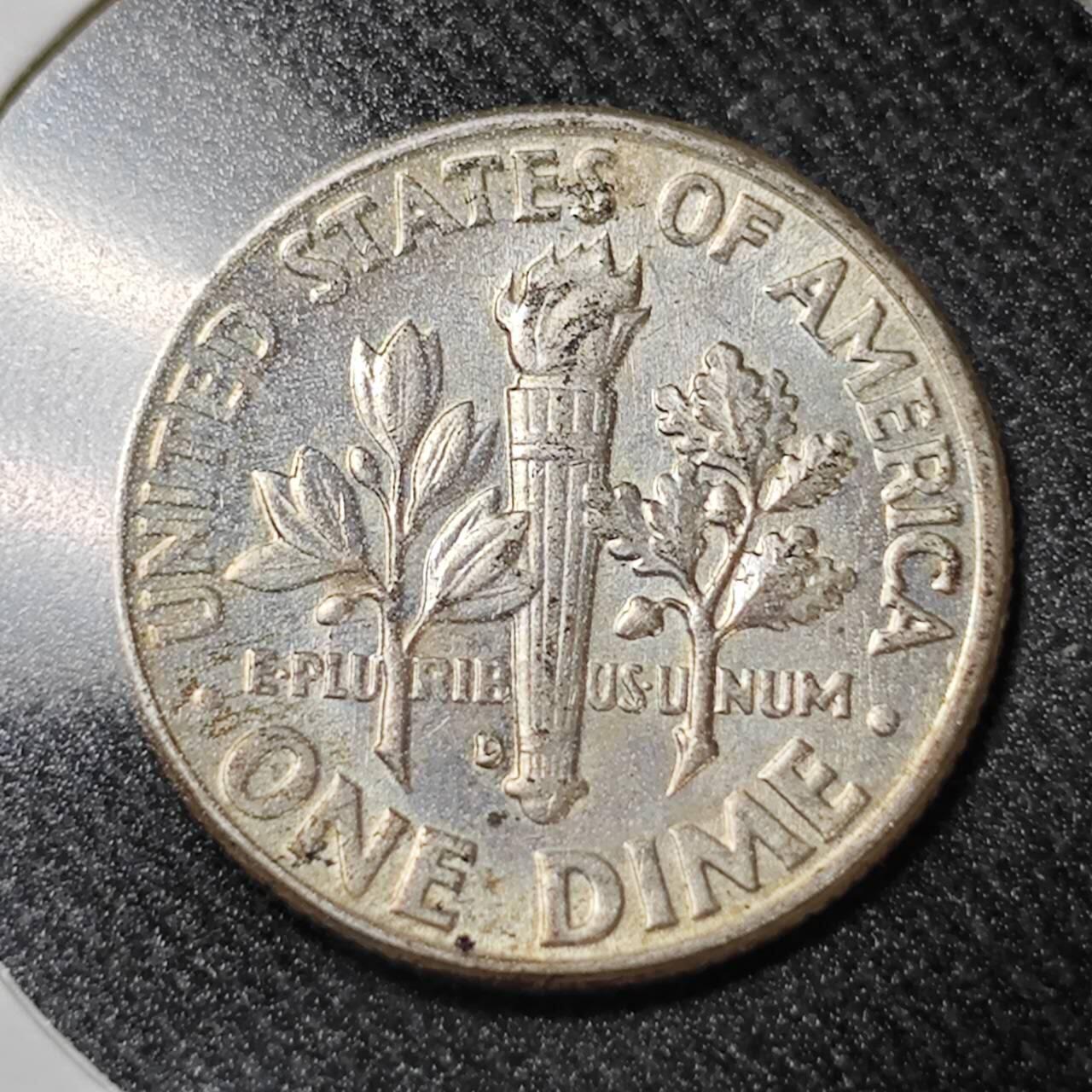 KK钱币收藏小铺  （套币 批量/好品散币 银币）专场  2月预留时间 周末发货   1963美国10分银币 好品