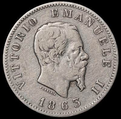 修遠堂世界钱币第八十九期 - 1863年意大利1里拉银币