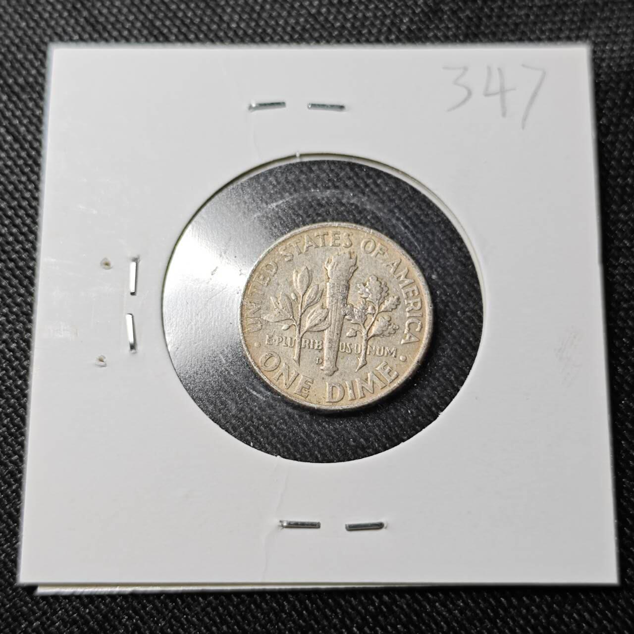 KK钱币收藏小铺  （套币 批量/好品散币 银币）专场  2月预留时间 周末发货   1964美国10分银币