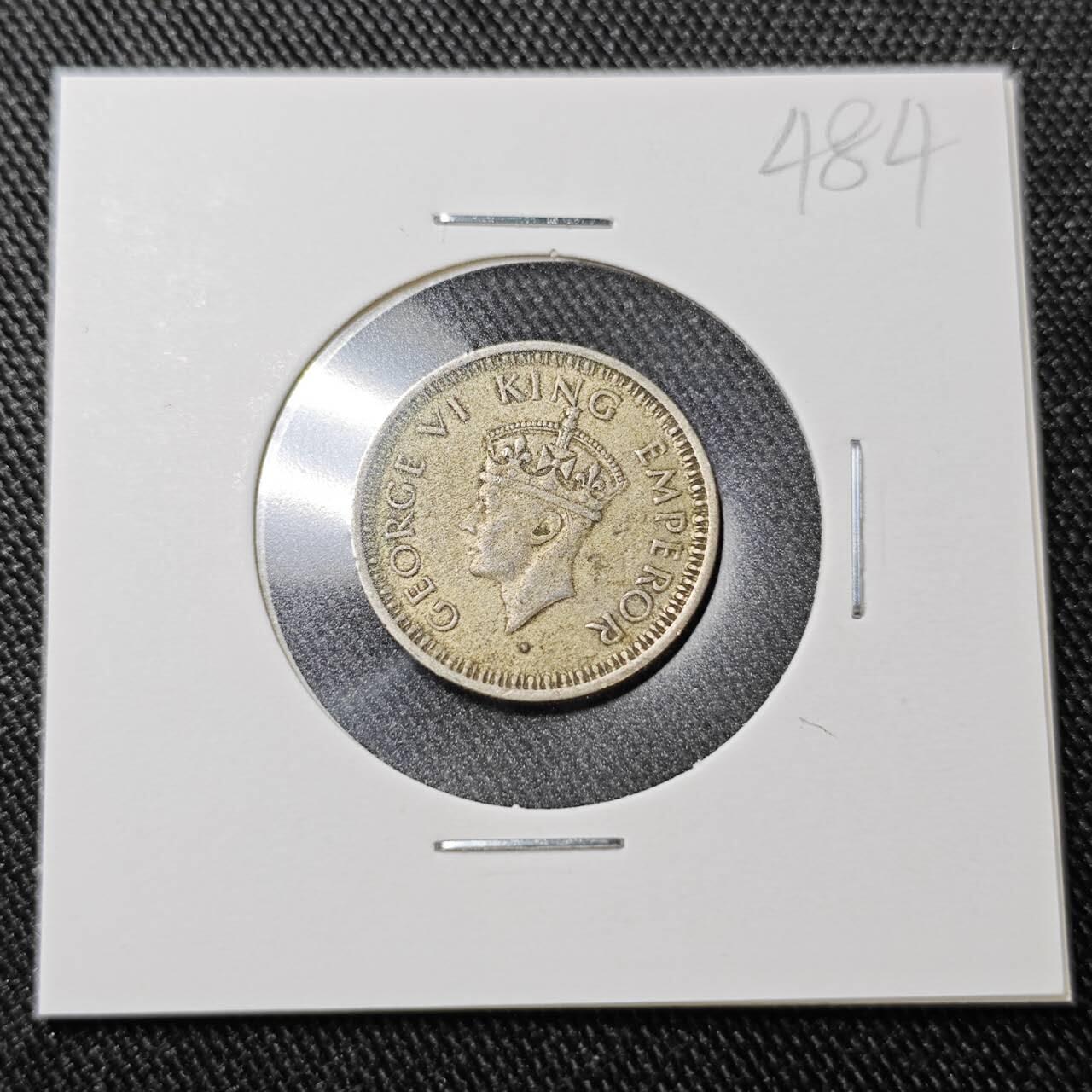 KK钱币收藏小铺  （套币 批量/好品散币 银币）专场  2月预留时间 周末发货  1945英属印度1/4卢比银币