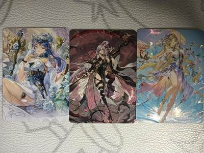 花开卡拍第43期（10月19号周日截拍，品控勿拍!!!拍品不寄存，运费5元，自制卡难免瑕疵，可能存在轻微撞角爆边等出厂瑕疵，品控介意勿拍！） - 墨卡牌 王者荣耀纱布闪小套