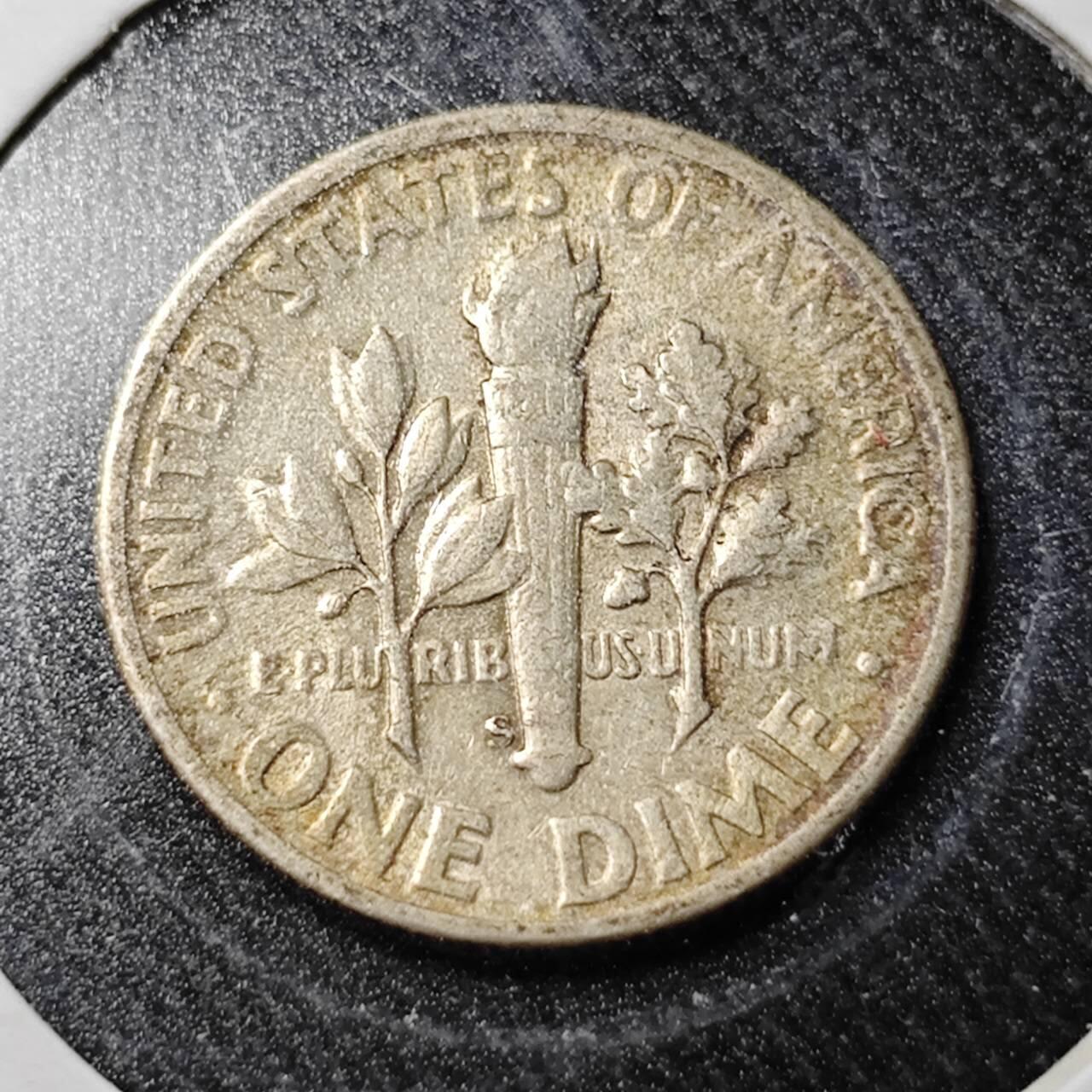 KK钱币收藏小铺  （套币 批量/好品散币 银币）专场  2月预留时间 周末发货   1964美国10分银币