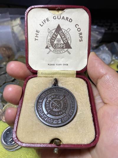 2025年第一百一十三场(总第一百三十九场）瑞士辅币专场(免佣金) - 原盒英国🇬🇧1952年奖章(英国皇家救生协会奖章，1952年7月授予R. Latham)
