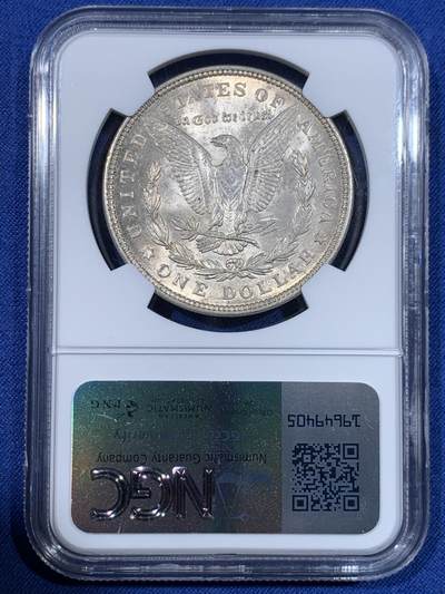 《竞宝斋》第429场 周日，周一，周二 3场连拍 （全场包邮） NGC MS64 美国 1921年 摩根1美元银币