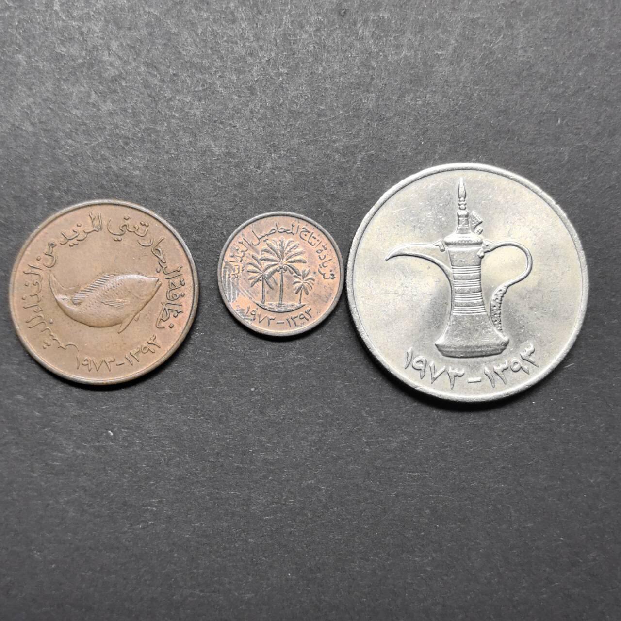 各国硬币第5期 无佣金 阿联酋不同 3个