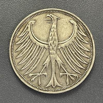 回流1019 - 德国1951年5马克银币