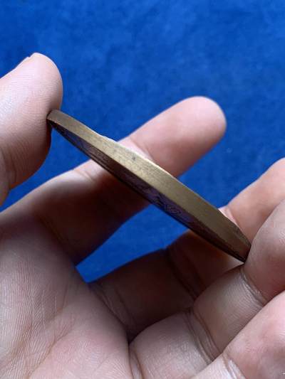 《竞宝斋》第429场 周日，周一，周二 3场连拍 （全场包邮） 1916-1986年奥林多·圭里尼70周年纪念章 62.5克 54.8mm