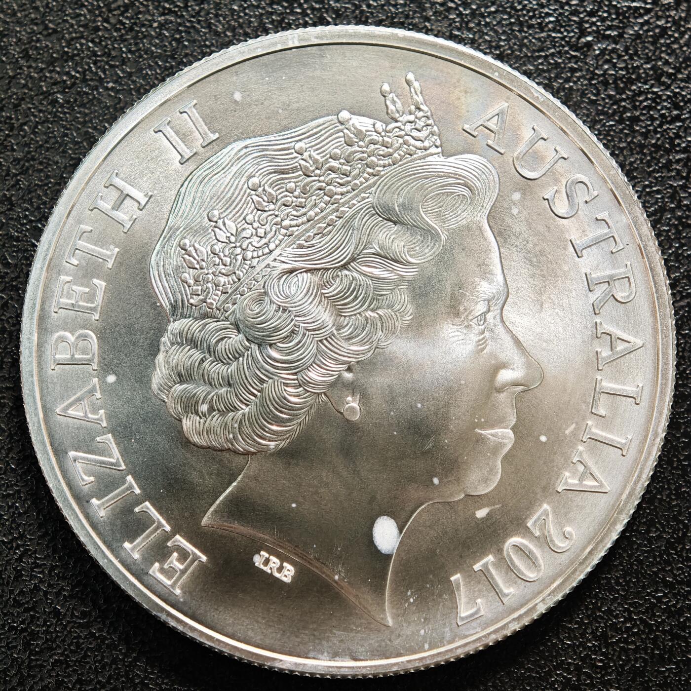 【德藏】世界币章拍卖第150期（拍品征集中~欢迎藏友联系） 2枚一组 2017年 澳大利亚生肖鸡年1元纪念银币 999银 直径约：40mm/枚；重1盎司 /枚