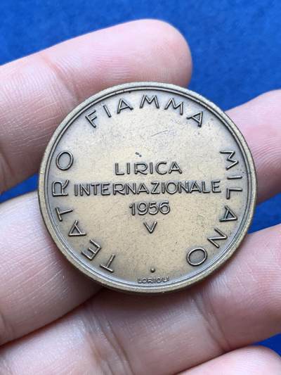 《竞宝斋》第429场 周日，周一，周二 3场连拍 （全场包邮） 意大利音乐和歌剧作曲家多尼采蒂 高浮雕纪念章  17.1克 34.9mm