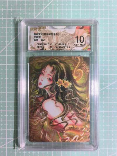 C先生卡牌 第15期 元集纪·刷子签·罐儿签·毒瘤签(持续收拍品中...) - 【粗闪】墨婉文化×太乙《乾坤未定》生肖狗 10分