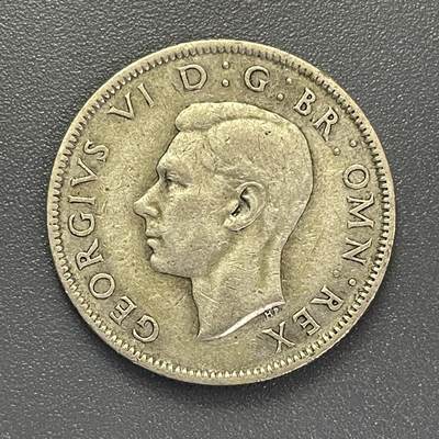 回流1019 - 英国🇬🇧1943年2先令银币 乔治六世