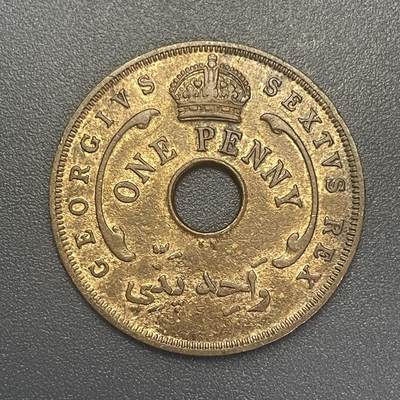 回流1019 - 英属西非1952年1便士 乔治六世