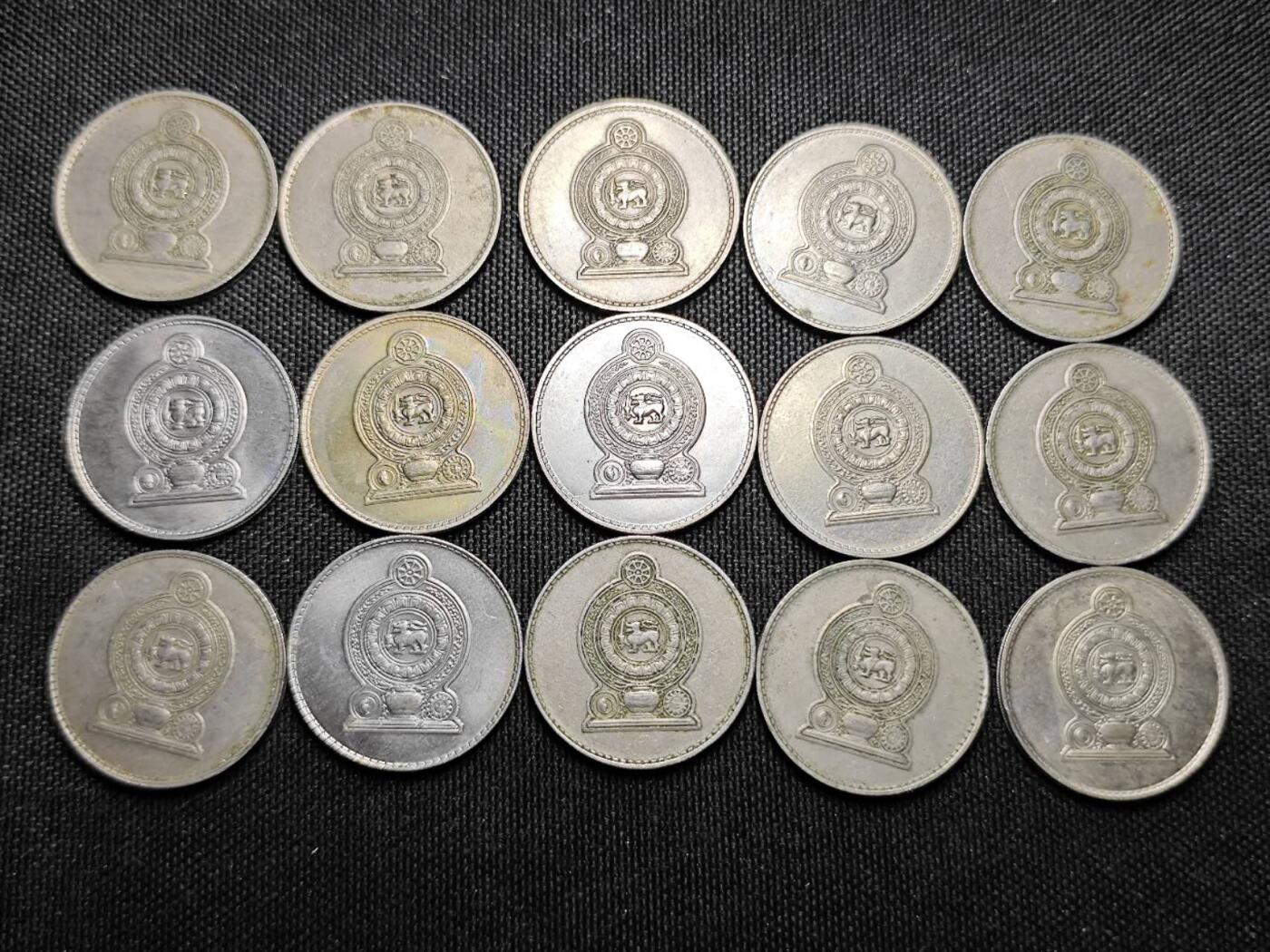 KK钱币收藏小铺  （套币 批量/好品散币 银币）专场  2月预留时间 周末发货  斯里兰卡散币一组36枚