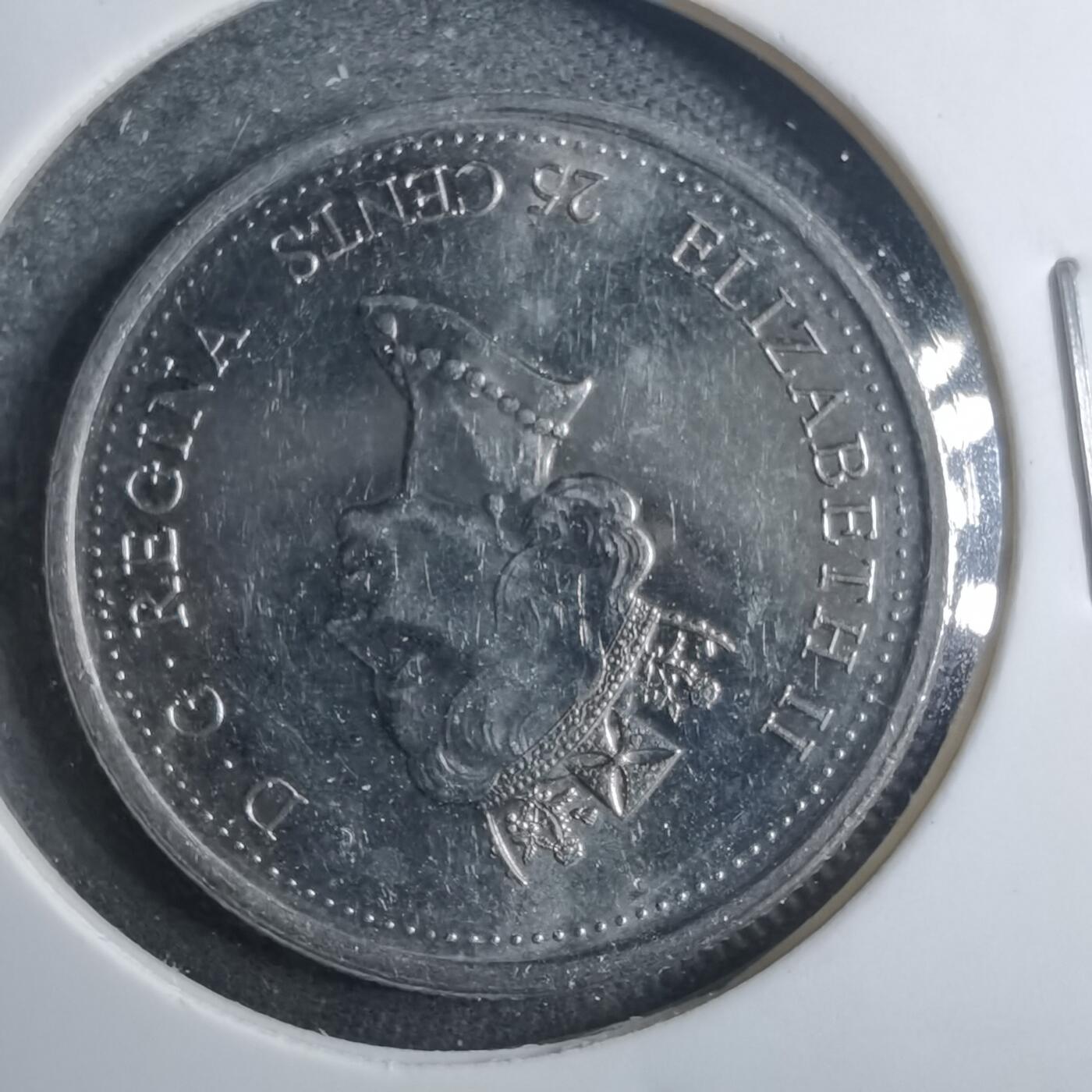 沼泽如烟--第879场 加拿大2000年25分纪念币