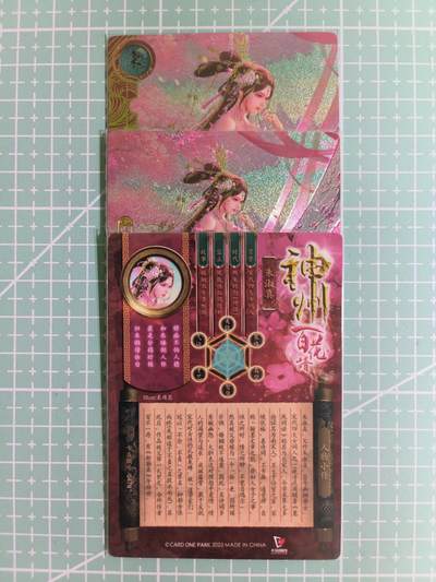 C先生卡牌 第14期 《神州百花谱》《Art系列》《人间传》持续收拍品中... - 【粗闪】卡玩帕克《神州百花谱》朱淑真 双服饰+近景