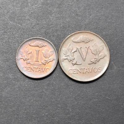 各国硬币第5期 无佣金 - 哥伦比亚 不同2个