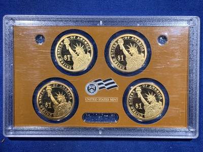 《竞宝斋》第429场 周日，周一，周二 3场连拍 （全场包邮） 美国2006年总统精制币-4枚