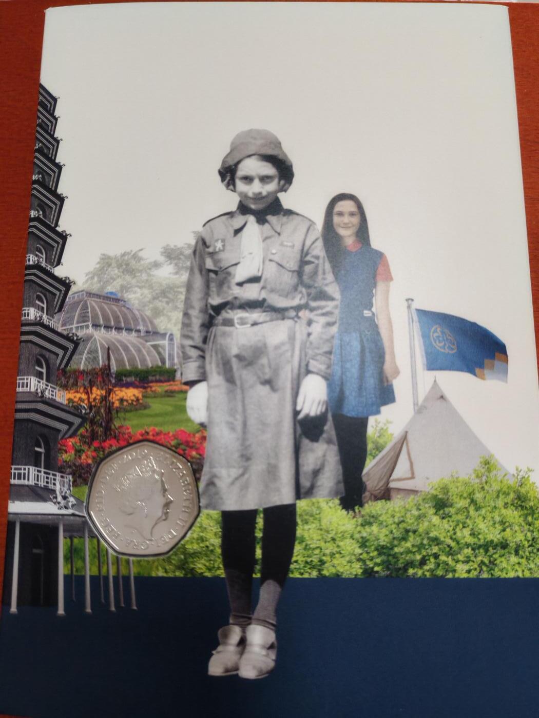 长老汇蛇年精选第六十四场拍卖 2019英国50便士发行50周年5枚套装普制，文化版，含稀缺的邱园中国塔50便士，灵感来自于南京大报恩寺塔