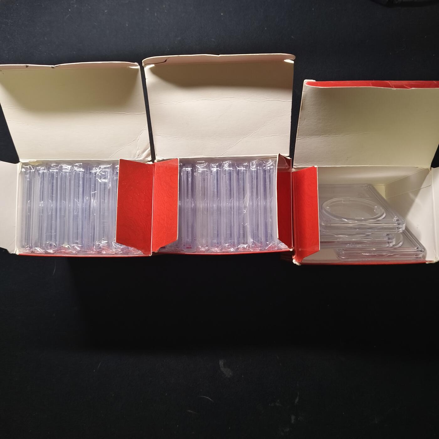 【全场包邮】纯粹捡漏拍471场（免费代拍第8场） 【收藏用品】明泰类评级盒空盒2盒多