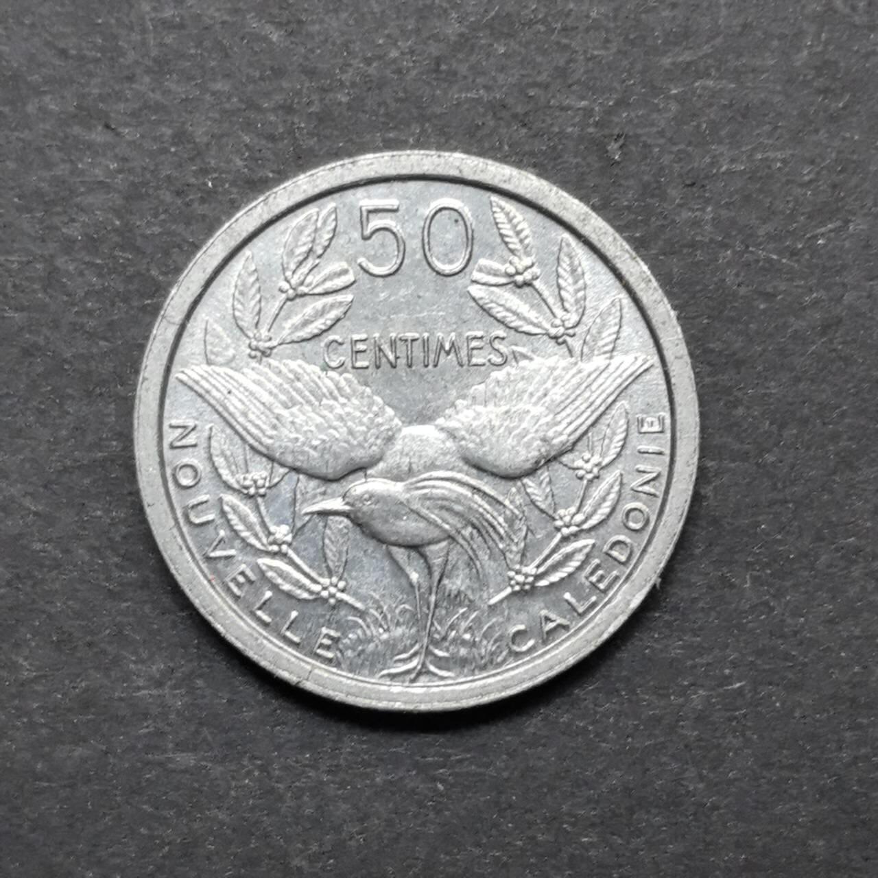 各国硬币第5期 无佣金 新喀里多尼亚50分