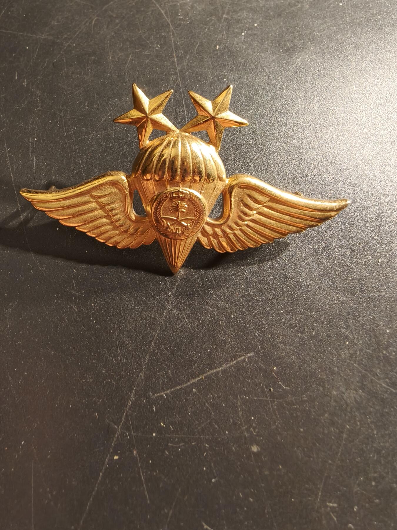 老王徽章第157期 沙特阿拉伯空降兵证章     2星勋饰