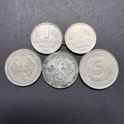 各国硬币第5期 无佣金 - 德国1 2 5马克 5个