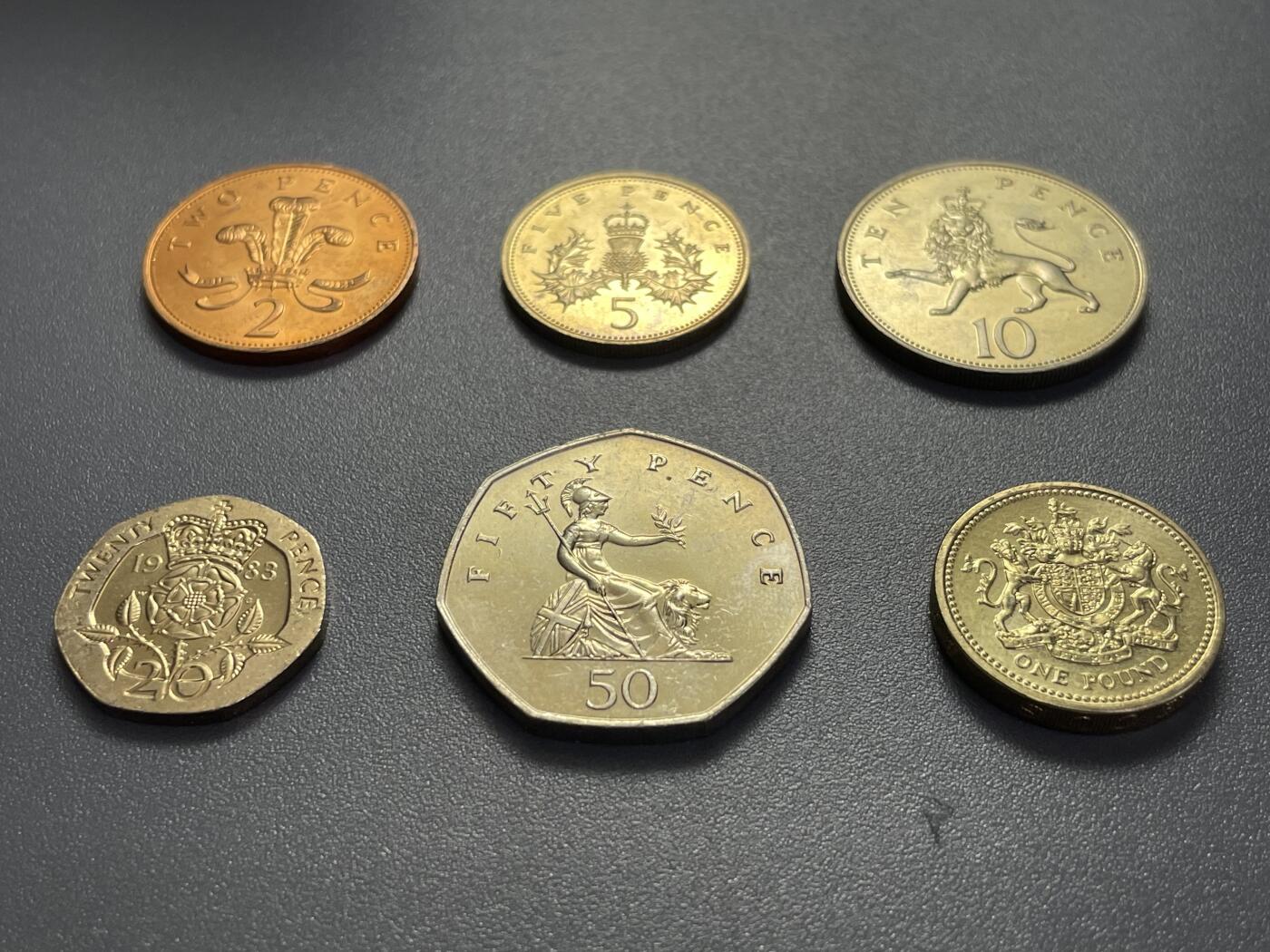 回流1019 英国🇬🇧1983年精制套币6枚