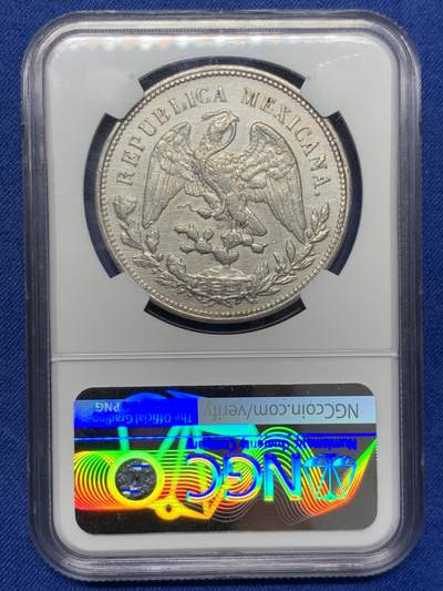 《竞宝斋》第429场 周日，周一，周二 3场连拍 （全场包邮） NGC XF 1903年 墨西哥鹰洋CN FV 特年 XF40克书指导价175美元