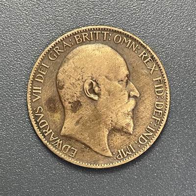 回流1019 - 英国🇬🇧1906年1/2便士 爱德华七世