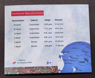 北京马甸外国币专卖第145期，外国币专场，陆续上拍，欢迎关注 1991年版汤加卡装币