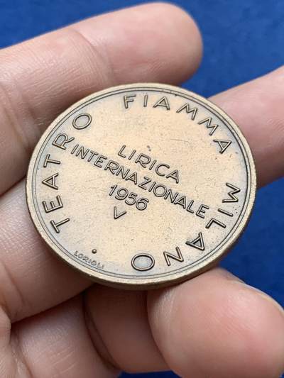 《竞宝斋》第429场 周日，周一，周二 3场连拍 （全场包邮） 意大利音乐和歌剧作曲家多尼采蒂 高浮雕纪念章  17.1克 34.9mm