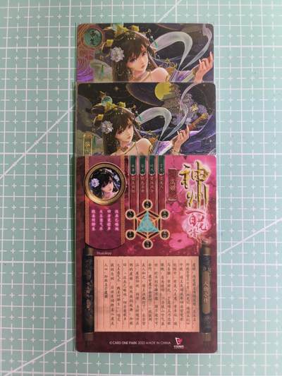 C先生卡牌 第14期 《神州百花谱》《Art系列》《人间传》持续收拍品中... - 【粗闪】卡玩帕克《神州百花谱》虞姬 双服饰+近景