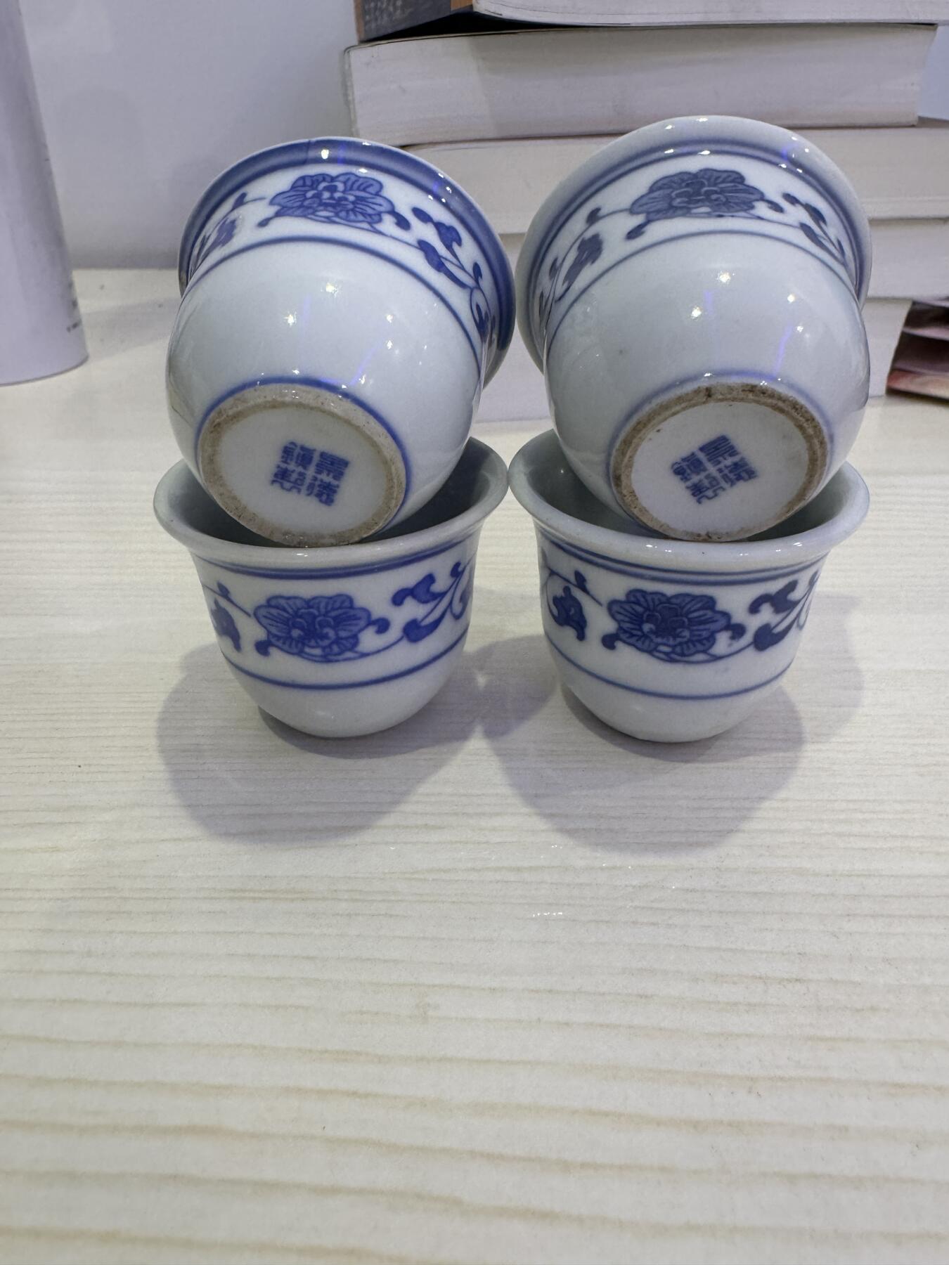 景德镇青花小瓷杯