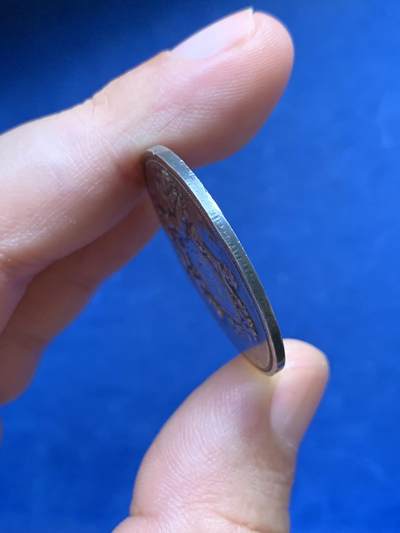 《竞宝斋》第429场 周日，周一，周二 3场连拍 （全场包邮） 名家Alphée Dubois作1888年法国三天使婚礼银章 丰饶角银  罕见品种 银标在背面 14.05克 31.2