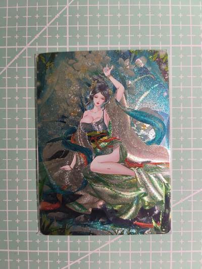 C先生卡牌 第14期 《神州百花谱》《Art系列》《人间传》持续收拍品中... - 【粗闪】燎原×玲姐《十二花神》甄宓