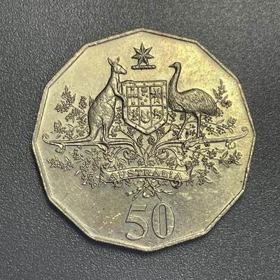 回流1019 - 澳大利亚🇦🇺2001年50分联邦成立100周年纪念币