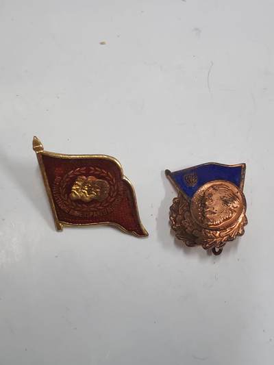 韵星假日拍卖第二十八期 -- Rimey Holidays Auction 28 - 民主德国统一社会党党员证章与共青团表彰良好知识证章