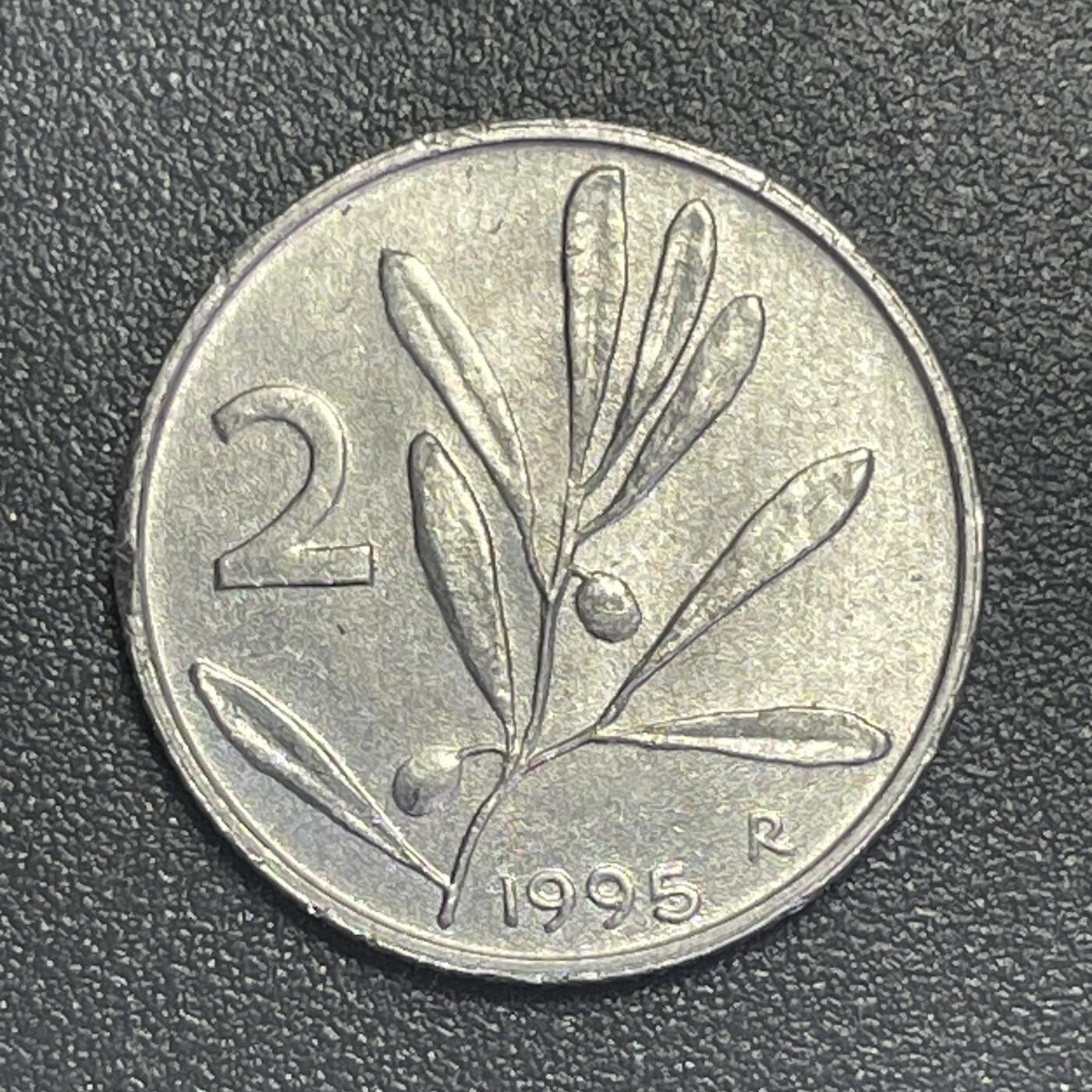 回流1019 意大利🇮🇹1995年2里拉 蜜蜂🐝