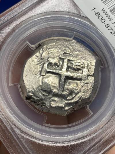 《竞宝斋》第429场 周日，周一，周二 3场连拍 （全场包邮） PCGS AU53 玻利维亚 1751-P 斐迪南六世 8雷亚尔 银币 917银 加厚盒 细节见图