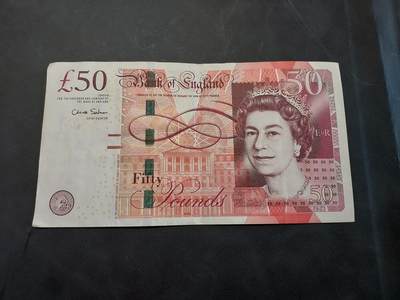 博彦收藏 10月29日 8点钱币专场 - 英国旧版50镑 流通好品