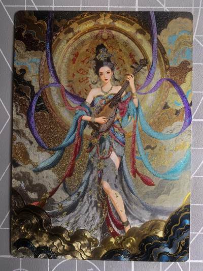 第二十六场拍卖 无佣金 不寄存 不寄存  不寄存 部分卡牌设有底价 拒绝小号抬价 大家放心拍 所有拍品全部有卡膜 自制卡牌 不包厂瑕 放大镜 品控 勿拍 流拍商品会循环 感谢大家支持 留个关注 谢谢 - 奇点卡牌 敦煌飞天粗闪