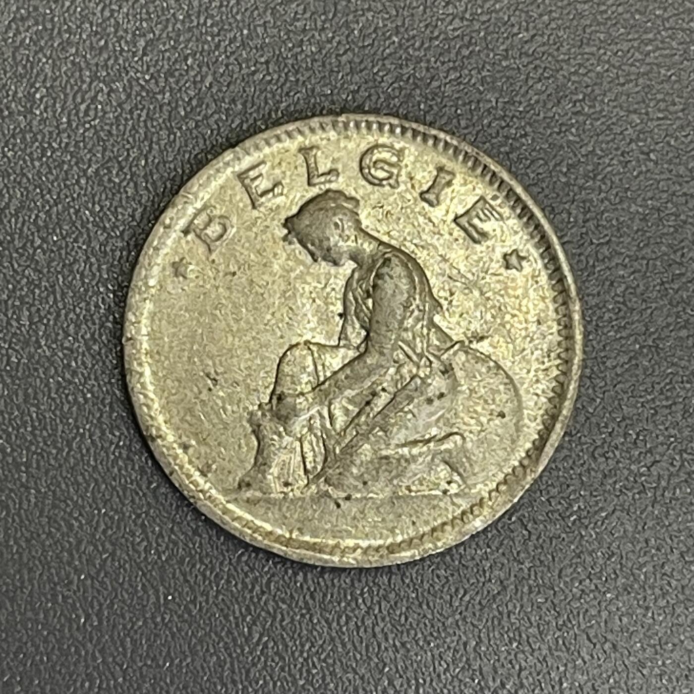 回流1019 比利时🇧🇪1923年50分镍币 荷兰文