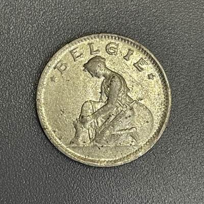 回流1019 - 比利时🇧🇪1923年50分镍币 荷兰文