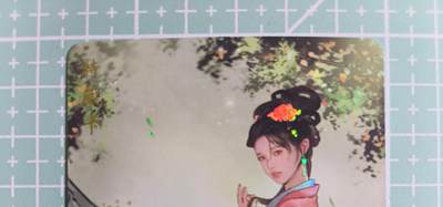 C先生卡牌 第14期 《神州百花谱》《Art系列》《人间传》持续收拍品中... - 【彩闪】卡将文创《花颜集·红楼梦》贾探春 艺术卡
